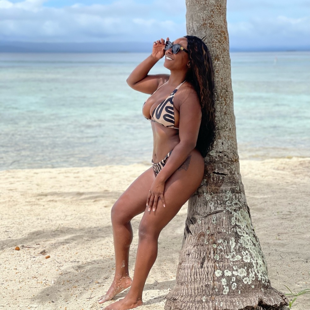 Matte collection tribal swimsuit